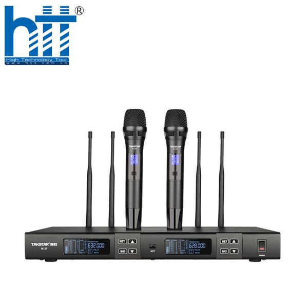 Takstar M2-FH — Micro không dây UHF hai kênh, âm rõ