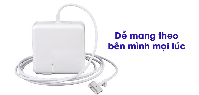 Adapter sạc 45W Apple MacBook Air D592 dễ mang theo