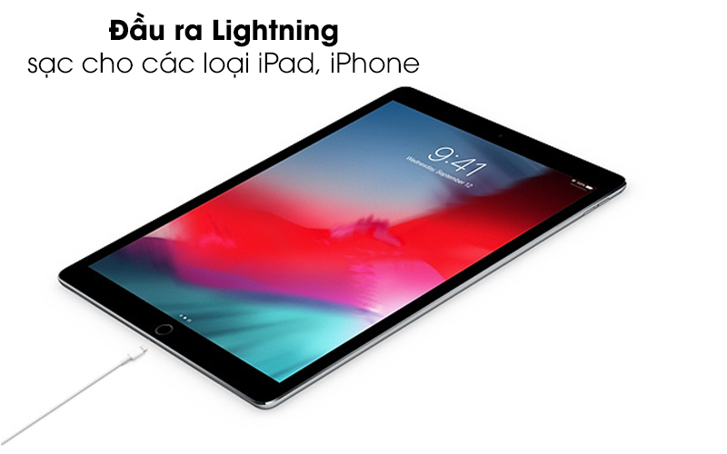 Cáp Type C - Lightning 2m Apple MKQ42 Trắng có đầu ra là cổng Lightning