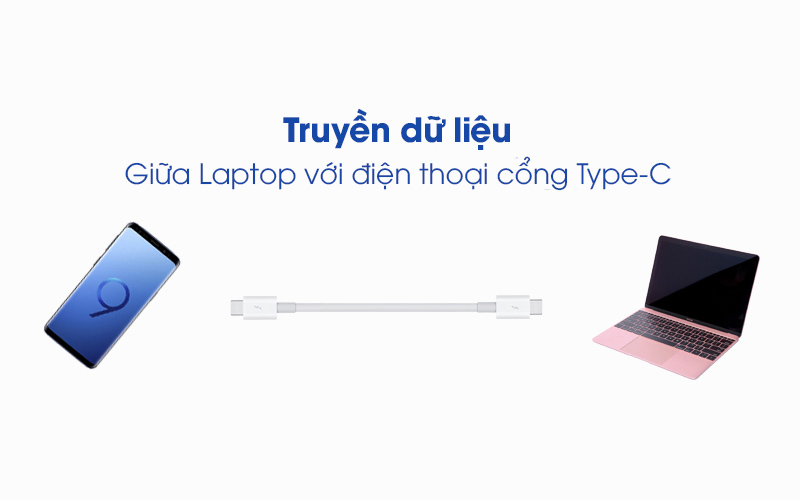 Truyền dữ liệu nhanh chóng - Cáp Type-C - Type-C 2 m Apple MLL82 Trắng