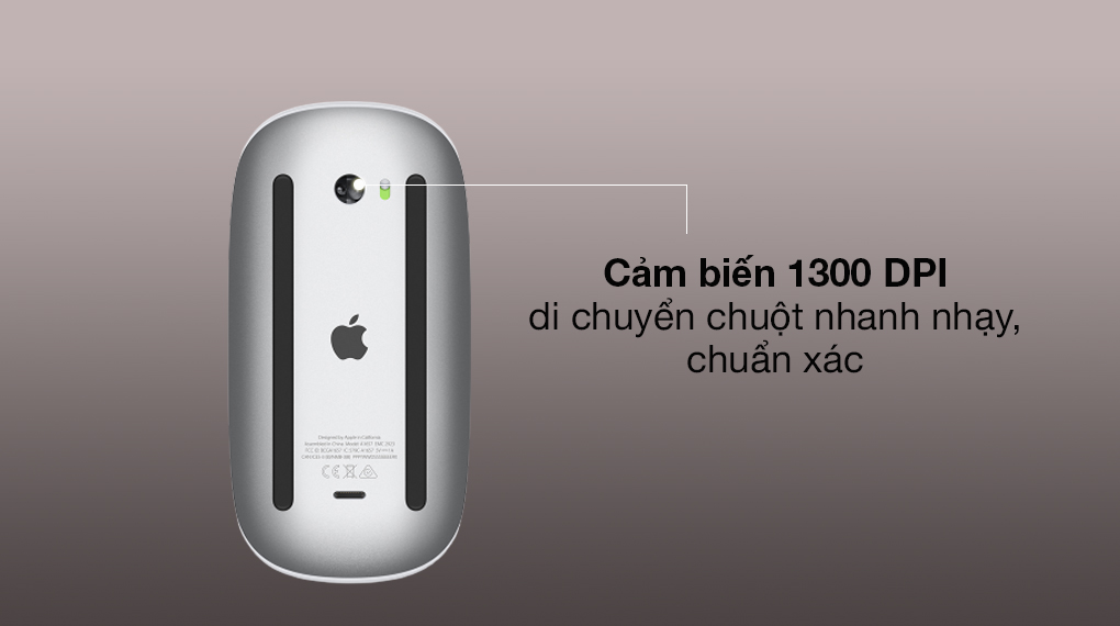 Cảm biến chuột nhạy bén - Chuột Bluetooth Apple MK2E3 Trắng Cảm biến chuột nhạy bén - Chuột Bluetooth Apple MK2E3 Trắng