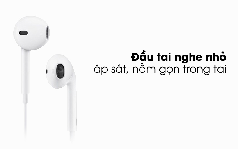 Tai nghe EarPods cổng Lightning Apple MMTN2 - Thiết kế vừa vặn với tai