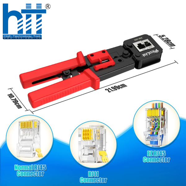 Hợp Thành Thịnh - Kìm bấm mạng RJ45, RJ11, RJ12 Cat3 Cat5 Cat6, xuyên thấu PL-688 PicoLink 