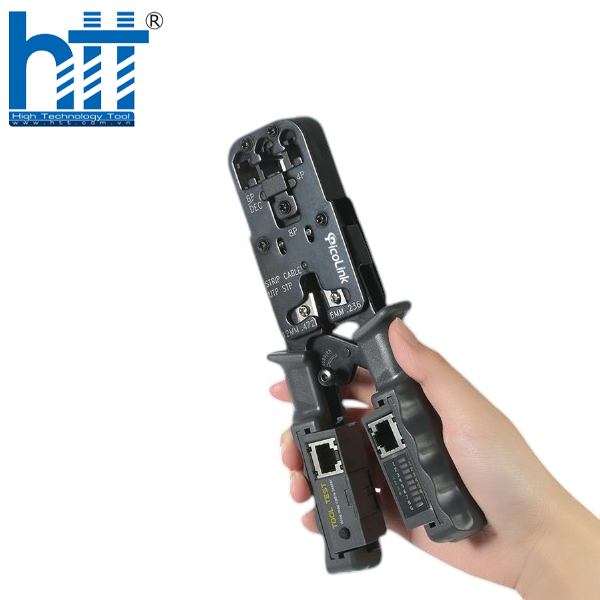 Hợp Thành Thịnh - KÌM MẠNG ĐA NĂNG PicoLink PL022 TÍCH HỢP BẤM+TEST RJ11-RJ12-RJ45