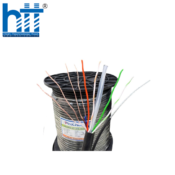 Hợp Thành Thịnh - Cáp mạng CAT6 ngoài trời UTP - Có dây chịu lực gia cường PL-305OD-UTP-C6 