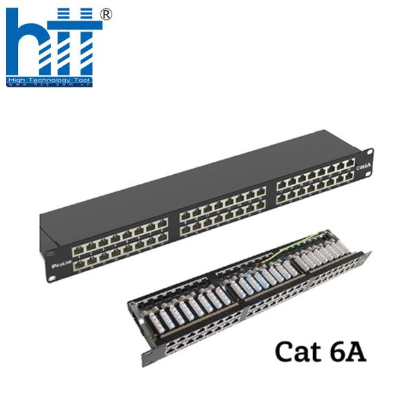 Hợp Thàn hThinh -  Patch Panel Cat6A 48 port 2U PicoLink chuẩn 19 (PL-S1U48 -C6A)