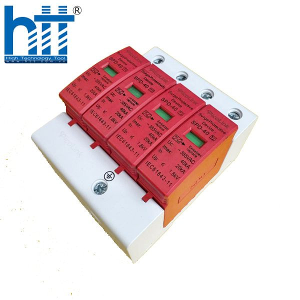 Hợp Thành Thịnh - CHỐNG SÉT LAN TRUYỀN AC 4P 40kA - Cắt sét AC 1pha , 3 pha ( PL-CS4P-40)