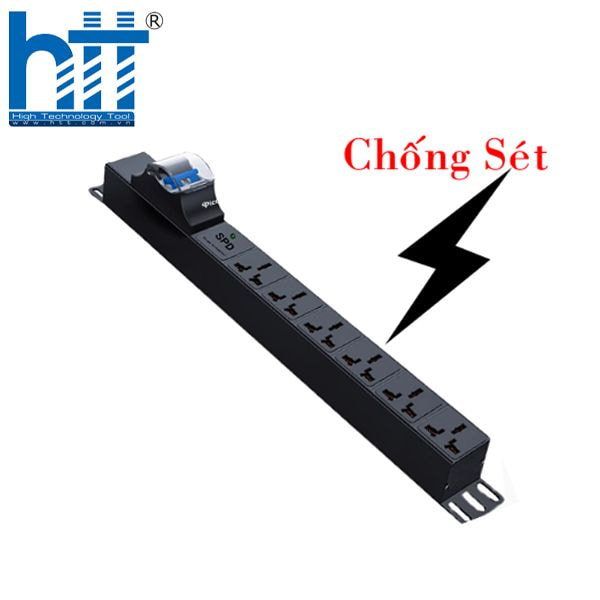Hợp Thành Thịnh - Thanh nguồn PDU chống sét Đa năng 6 ổ cắm 32A (PL-PDU32-CS6)