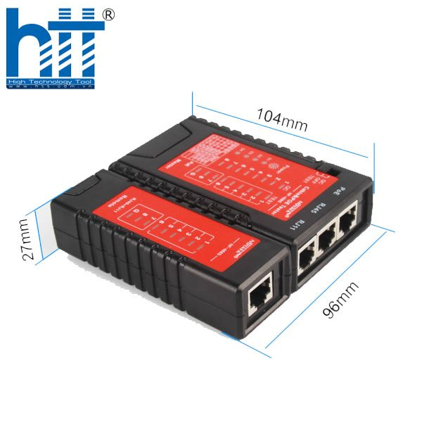 Hợp Thành Thịnh - Máy Test Cáp Mạng Đa Năng RJ11, RJ45, BNC, POE Noyafa NF-468S