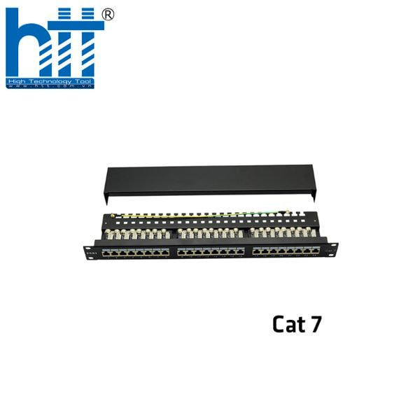 Hợp Thành Thịnh - Patch Panel 24 Port CAT7 PicoLink chống nhiễu lắp tủ full phụ kiện + kèm nhân (PL-S1U24 -C7A)