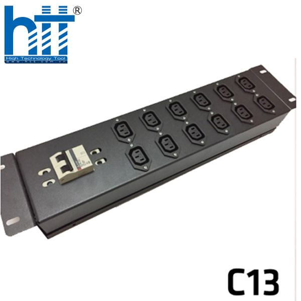 Hợp Thành Thịnh - Thanh nguồn PDU Đa năng 12 ổ cắm 32A dùng cho tủ mạng C13 ngang (PL-PDU12MBC13)