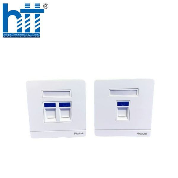 Hợp Thành Thịnh - Mặt hình vuông wallpalte outlet 2 cổng (MV191-02)