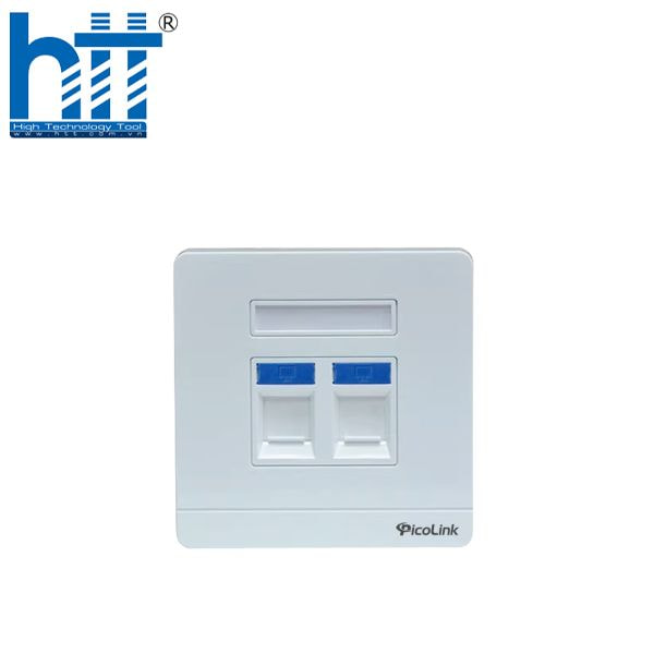 Hợp Thành Thịnh - Mặt hình vuông wallpalte outlet 2 cổng (MV191-02)