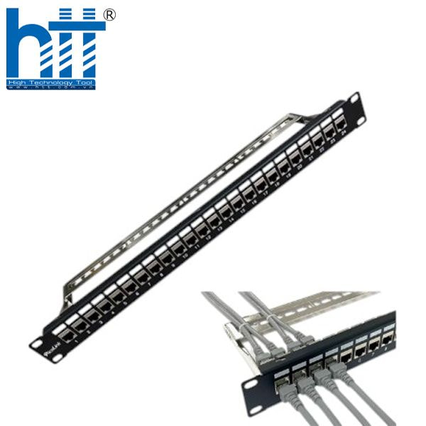 Hợp Thành Thịnh - Thanh đấu nối Patch Panel 24 cổng Cat6 FTP 1U (PL-F1U24P -C6)