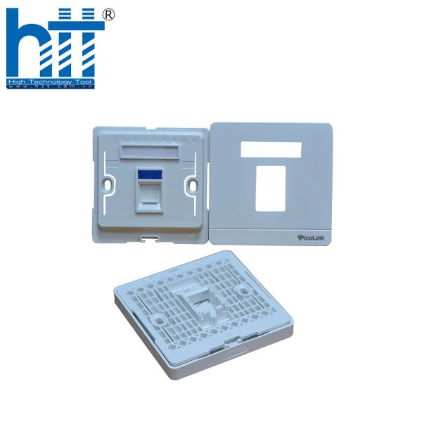 Hợp Thành Thịnh - Mặt hình vuông PicoLink wallpalte outlet 1 cổng (PL-MV191-01)