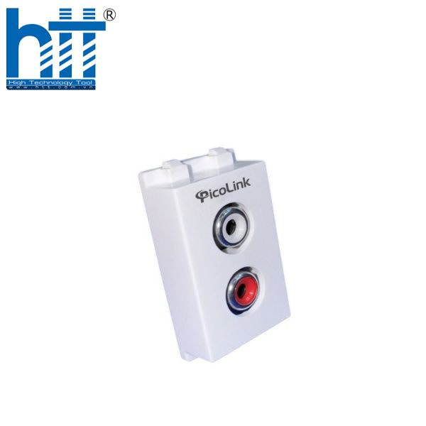 Hợp Thành Thịnh - Hạt audio, nhân audio  chuẩn wide 2 lỗ lắp mặt Panasonic, Picolink (PLAD02)