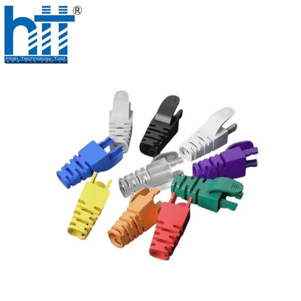 Hợp Thành Thịnh - Đầu chụp Modular Plug Boot Color Cat6 Có tai Crytan Green (PL6107)