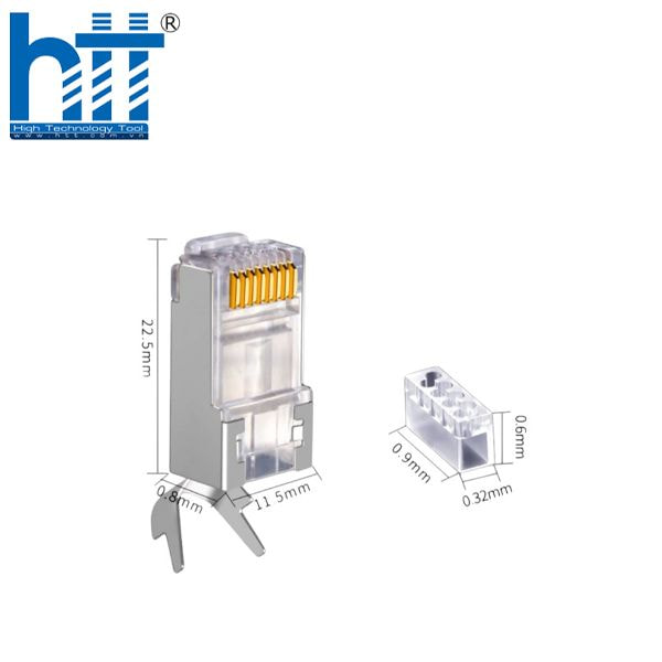 Hợp Thành Thịnh - Đầu bấm mạng CAT6A/CAT7 chống nhiễu FTP, 100c / Vỉ  (PL1910606)