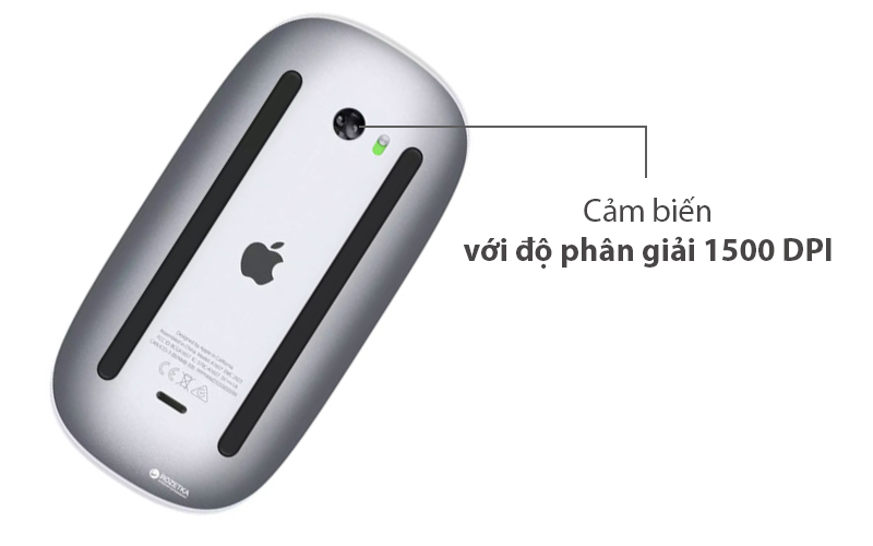 Chuột Bluetooth Apple MLA02 - Độ phân giải của cảm biến là 1500 DPI