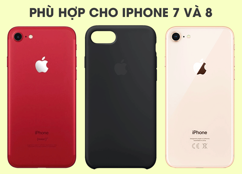 Ốp lưng iPhone 8 - iPhone 7 Silicone Apple MQGK2 Đen
