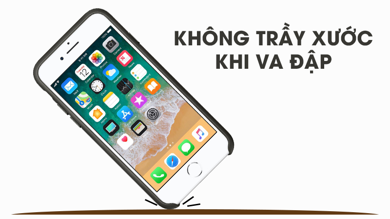 Ốp lưng iPhone 7-iPhone 8 da Apple MQHC2 Xám Chì Ốp lưng iPhone 7-iPhone 8 da Apple MQHC2 Xám Chì