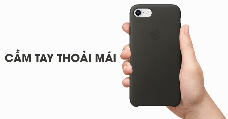 Ốp lưng iPhone 7-iPhone 8 da Apple MQHC2 Xám Chì Ốp lưng iPhone 7-iPhone 8 da Apple MQHC2 Xám Chì