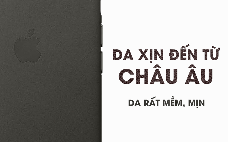 Ốp lưng iPhone 7-iPhone 8 da Apple MQHC2 Xám Chì Ốp lưng iPhone 7-iPhone 8 da Apple MQHC2 Xám Chì