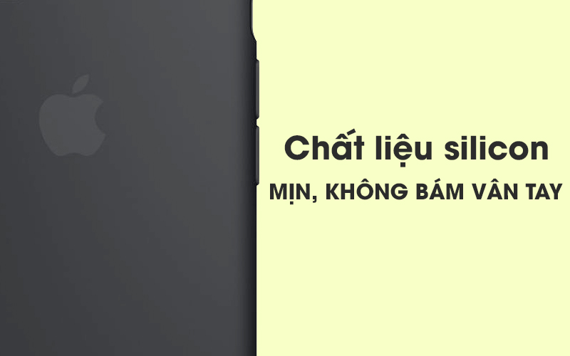 Ốp lưng iPhone 8 - iPhone 7 Silicone Apple MQGK2 Đen Ốp lưng iPhone 8 - iPhone 7 Silicone Apple MQGK2 Đen