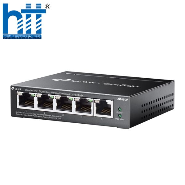 4 cổng PoE, cấp nguồn trực tiếp cho thiết bị