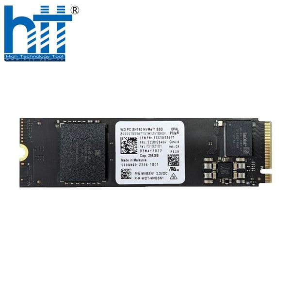 Hợp Thành Thịnh - Ổ CỨNG WESTERN DIGITAL SSD M.2 256GB SN740 NVME GEN4X4 2280