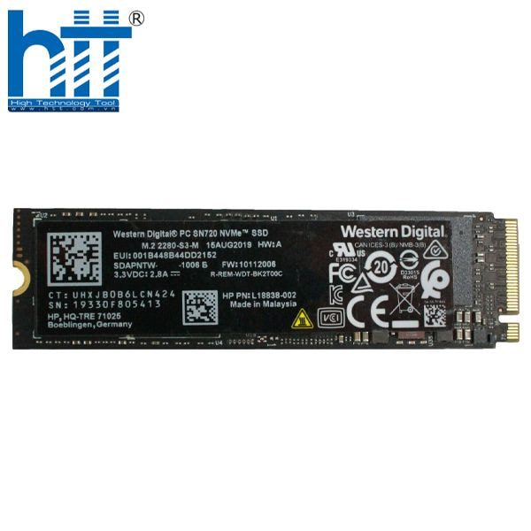 Hợp Thành Thịnh - Ổ cứng SSD M2-PCIe 512GB WD SN720 NVMe 2280