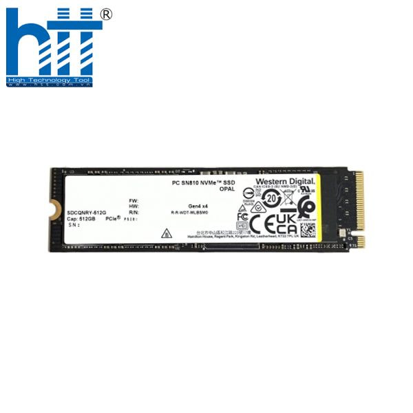 Hợp Thành Thịnh - Ổ cứng SSD M2-PCIe 512GB WD SN810 NVMe 2280