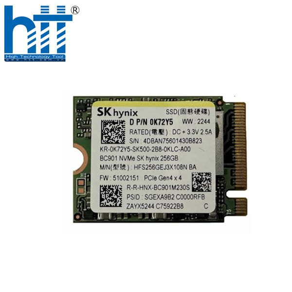 Hợp Thành Thịnh - SSD Hynix BC901 256GB M2 2230 PCIe Gen 4.0