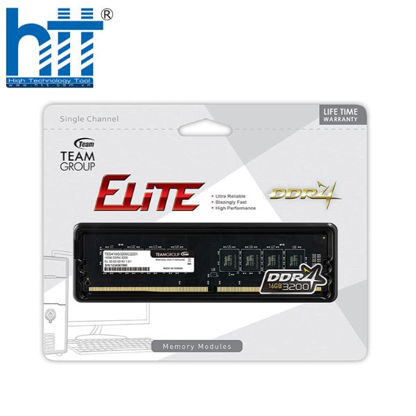 HỢP THÀNH THỊNH - Ram Desktop TeamGroup Elite 16GB DDR4 Bus 3200Mhz
