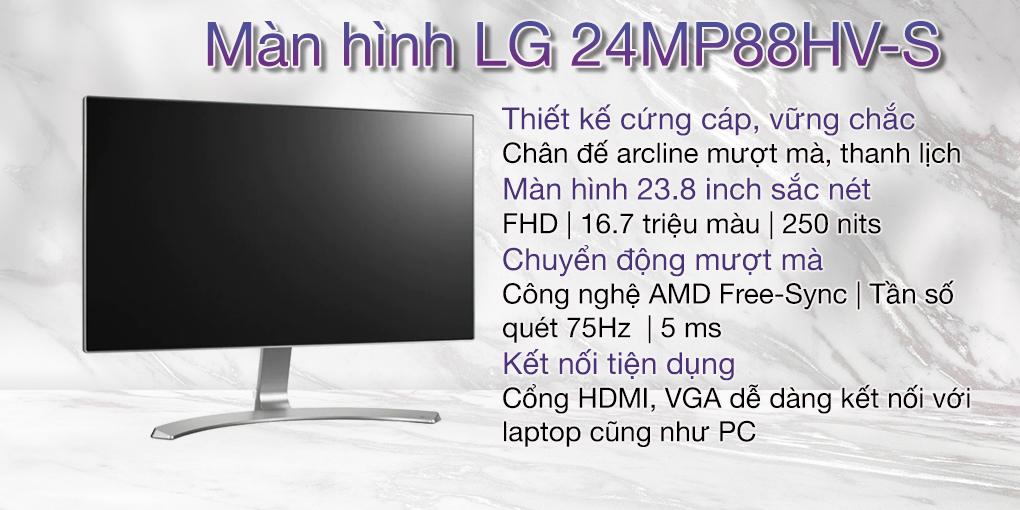 Màn hình LG 24MP88HV-S 1