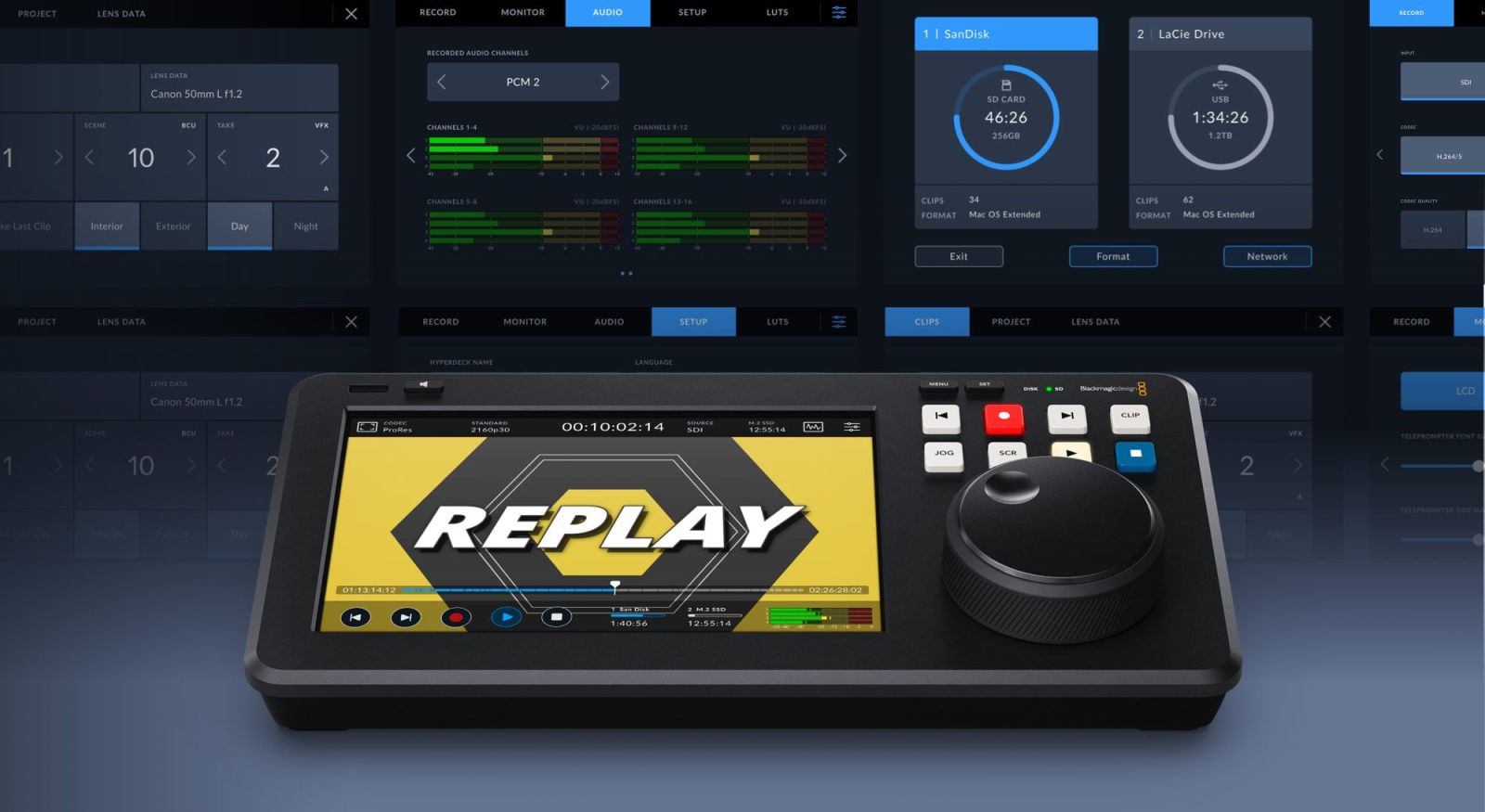 HyperDeck Shuttle 4K Pro 2TB – Giải pháp ghi và phát 4K chuyên nghiệp cho studio hiện đại.