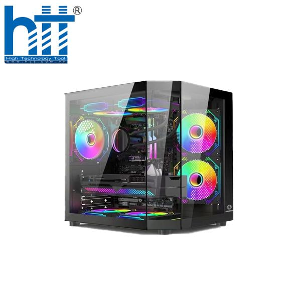 CoolerPlus CUBIC BL82 – case mini hỗ trợ M-ATX