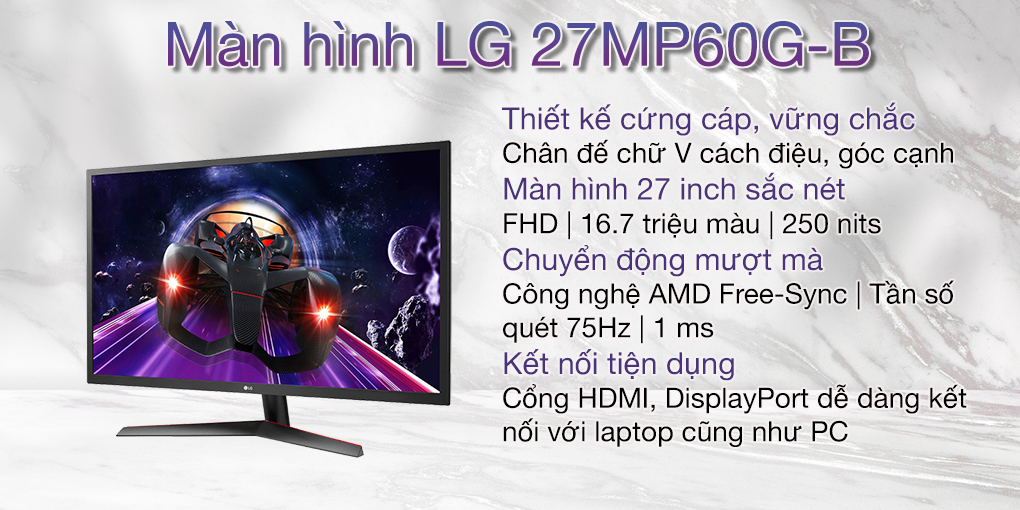 Màn hình LG 27MP60G-B 1