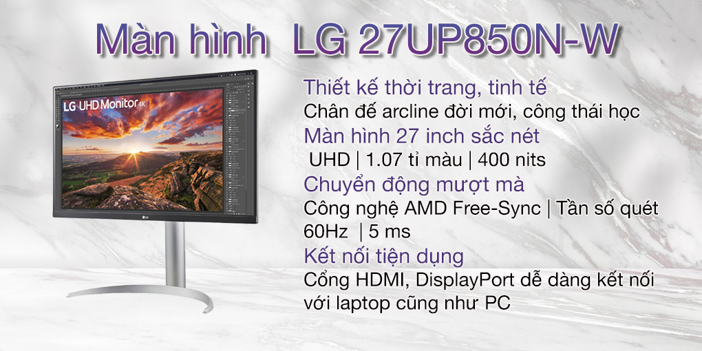 Màn hình LG 27UP850N-W 1