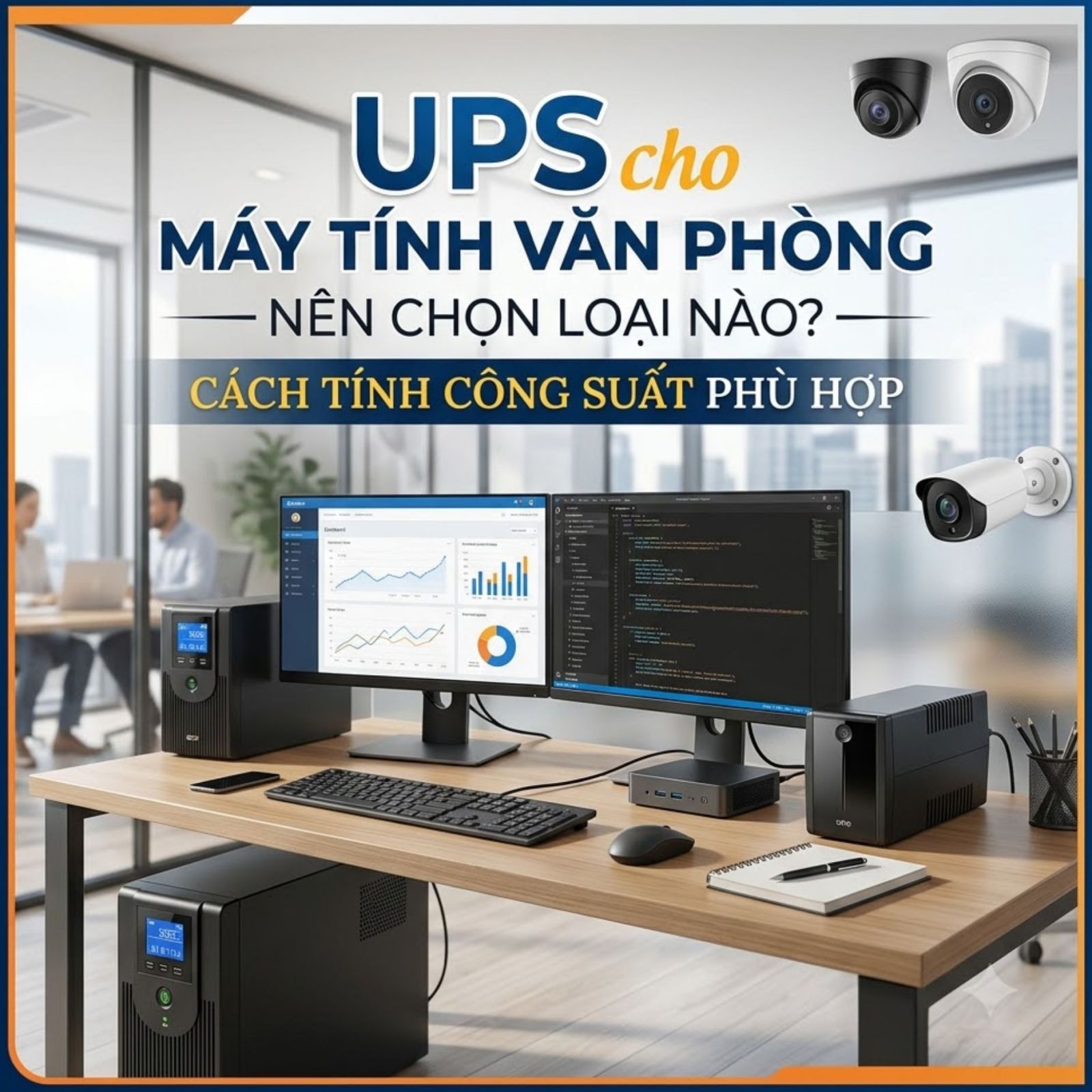 Trữ điện cho văn phòng - Hợp Thành Thịnh