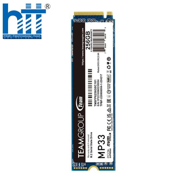 HỢP THÀNH THỊNH - Ổ cứng SSD TeamGroup MP33 256GB M.2 PCIe Gen3x4