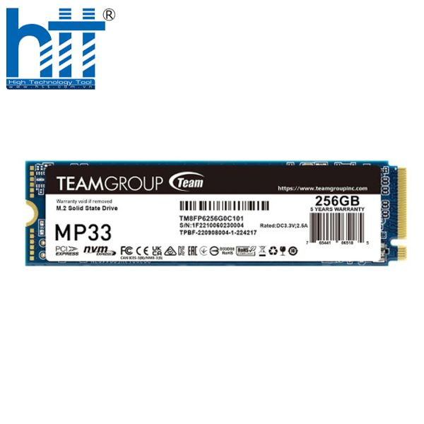HỢP THÀNH THỊNH - Ổ cứng SSD TeamGroup MP33 256GB M.2 PCIe Gen3x4