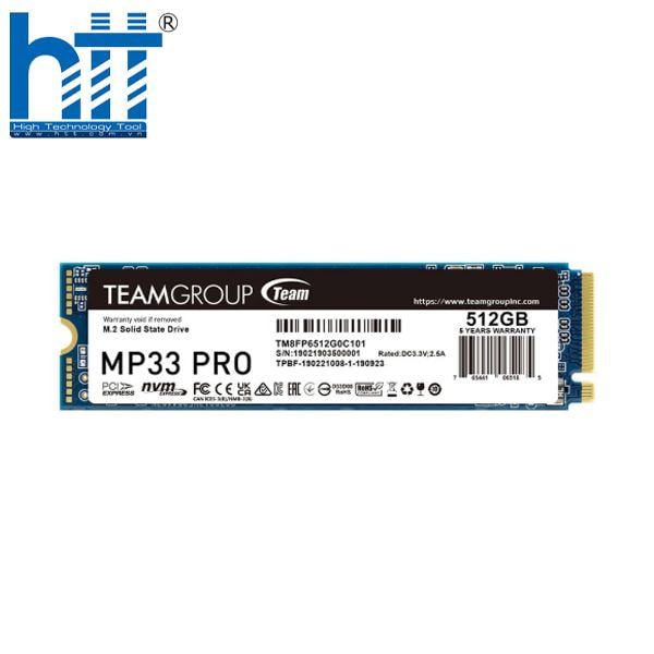 HỢP THÀNH THỊNH - Ổ cứng SSD TeamGroup MP33 PRO 512GB M.2 PCIe Gen3x4