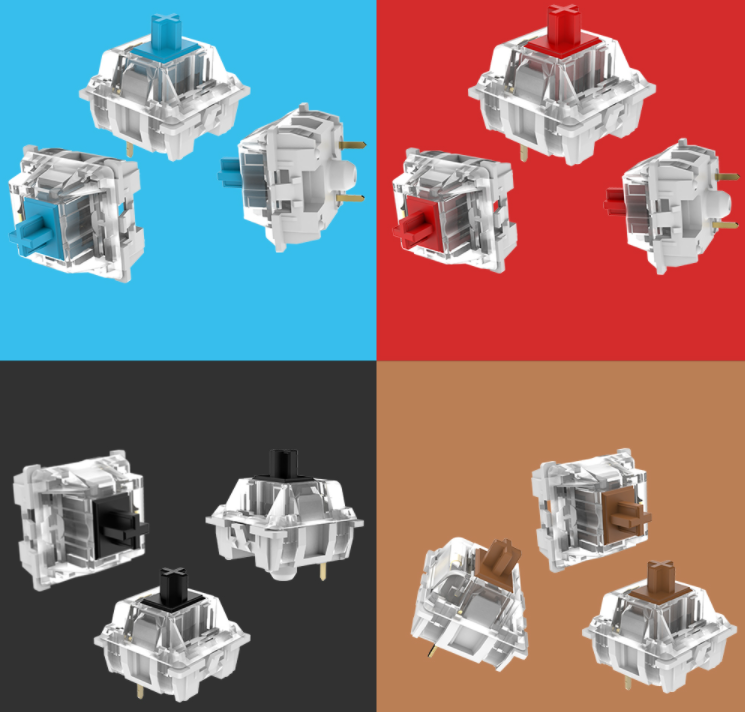 Bàn phím cơ Edra EK384 (USB/RGB/Huano Red sw) 2