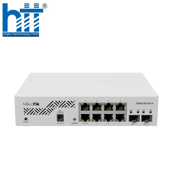 Hợp Thành Thịnh - Switch MikroTik CSS610-8G-2S+IN
