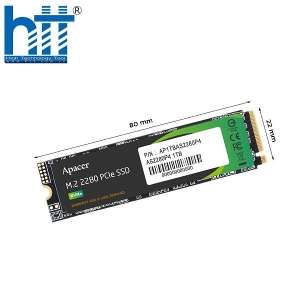 Ổ cứng Apacer 256GB AS2280P4 M.2 PCIe, Standard(Single) (AP256GAS2280P4-1) - Hợp Thành Thịnh