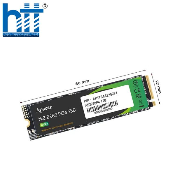 Ổ cứng Apacer SSD 512GB AS2280P4 M.2 PCIe,Standard(Single)(AP512GAS2280P4-1)  - Hợp Thành Thịnh