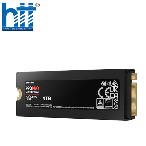 Hợp Thành Thịnh - ổ cứng SSD Samsung 990 PRO 4TB Heatsink M.2 NVMe(MZ-V9P4T0CW)
