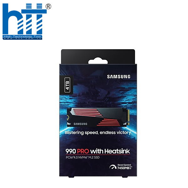Hợp Thành Thịnh - ổ cứng SSD Samsung 990 PRO 4TB Heatsink M.2 NVMe(MZ-V9P4T0CW)