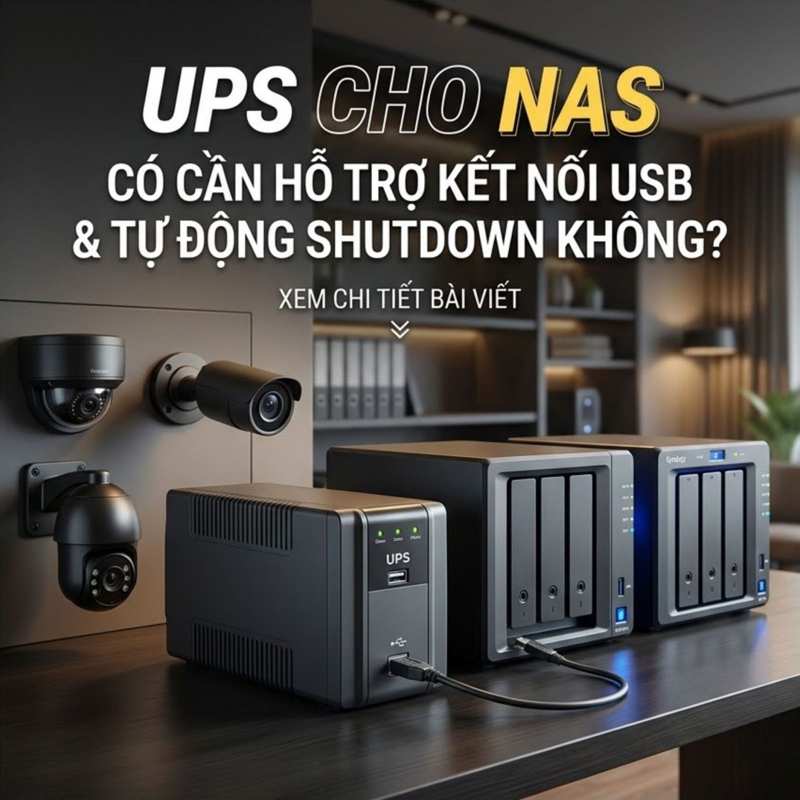 Máy cấp điện cho NAS - Hợp Thành Thịnh